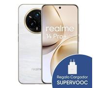 Realme 14 Pro Plus 5G 12GB/512GB Smartphone 6.83" 120Hz 80W Android 15 Gris + Cargador 120W