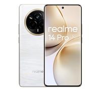 realme 14 Pro Smartphone 5G, Blanc, Caméra Sony IMX882 OIS AI, Conception à Changement de Couleur Sensible au Froid,IP69, Écran 120 Hz,26GB(12+14expansion)+512GB,Exclusivité Amazon(Pas Adaptateur)