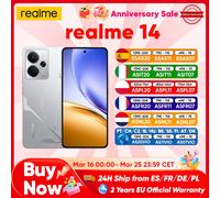 realme 14-Smartphone 5G, Première Mondiale, Snapdragon 6 Gen 4, Écran AMOLED 2025Hz, Batterie Titan 6.67 mAh, Caméra OIS 50MP, 120 Storm Titanium