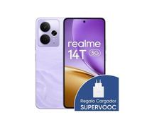 Realme 14T 5G Smartphone 6.67"" AMOLED 8GB/256GB 6000mAh Dimensity 6300 Púrpura + Cargador 45W