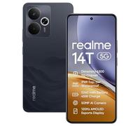 realme 14T 5G Téléphone Portable Smartphone 8+256GB, Chipset Dimensity 6300 5G, Caméra AI 50MP, écran Super AMOLED 6,67'' 120Hz, Batterie de Grande capacité 5000mAh, Double SIM, NFC, Nior