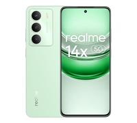 realme 14X 5G Téléphone Intelligent 8+256GB, 5G Dimensity 6300, 120 Hz l’écran, Résistance aux Chocs de qualité Militaire, Appareil Photo I.A. de 50 MP, Batterie de 5000 mAh, Vert(Pas d'adaptateur)