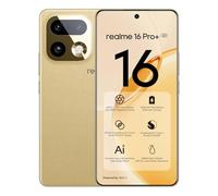 realme 16 Pro+ 5G Smartphone 12Go + 512Go, Caméra LumaColor 200MP + 50MP, Téléphones Portables Débloqués Snapdragon® 7 Gen 4, Batterie 7000mAh avec Charge Rapide 80W, 6,8" 144Hz AMOLED Écran, Or