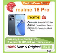 Realme Smartphone 16 Pro 5G 8 Go + 256 Go 200 MP 6500 mAh AMOLED 144 Hz IP69 Gris