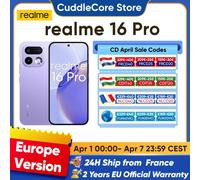 Realme Smartphone 16 Pro 5G – 8 Go + 512 Go, 200 MP, 6 500 mAh, IP69, AMOLED 144 Hz, Violet Orchid