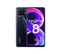 realme 8 Pro Telephone Portable, Smartphone Debloqué et Quadruple Caméra 108 Mp, Écran intégral super AMOLED de 6,4", Charge SuperDart 50W, Batterie 4500mAh, Dual Sim, NFC, 8+128GB, Punk Black