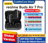 Realme Écouteurs Buds Air 7 Pro sans fil Bluetooth Blanc