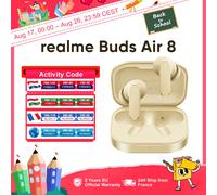 realme Buds air 8 Bluetooth casque pour realme 16 Pro plus realme GT 8 pro ai assistant casque 55db 58 heures d'autonomie Master Purple