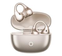 realme Buds Clip Écouteurs sans fil à oreilles ouvertes, pilotes à double aimant de 11 mm, audio spatial 3D, 36 heures d'autonomie, AI ENC, IP55, faible latence de 45 ms (or titane)