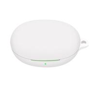 Realme Buds Q2S housse de protection pour écouteurs, étui Ultra-fin en Silicone, anti-poussière, compatible Bluetooth, avec crochet, pour écouteurs-Blanc