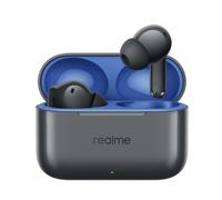 realme Buds T200, Amplificateur de Basses Dynamique de 12,4 mm, Réduction Active du Bruit de 32 DB, Jusqu’à 50 Heures d’écoute, Certificat Haute résolution de Niveau Professionnel, Black