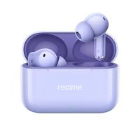 realme Buds T200 TWS Buds, audio haute résolution, LDAC, résistant à l'eau IP55, haut-parleur de basses dynamiques de 12,4 mm, ANC 32 dB, lecture 50 h - (violet)