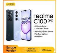 Realme Smartphone C100 5G – 4 Go RAM, 256 Go, 6,8" Double SIM Vert