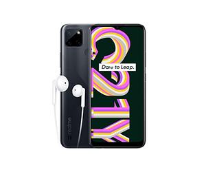 realme C21Y Smartphone Debloqué et Batterie Massive de 5000 mAh, Plein écran Mini-Drop de 6,5 Pouces, Appareil Photo Triple IA de 13MP, Processeur UNISOC T610, Dual Sim, 3+32GB, Cross Black HP02889