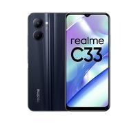 realme C33 4/64GB Dual SIM Night Sea (64 Go, Noir, 6.50", Double SIM, 50 Mpx, 4G), Téléphone portable, Noir
