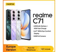 Realme C71 Vert - 6 Go RAM, 128 Go ROM (RMX5303)
