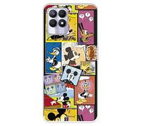 Realme Étui pour Realme 8i - Realme Narzo 50 Officiel de Disney Mickey Comic Transparent pour protéger votre mobile Coque Realme en silicone souple avec licence officielle Disney Classics