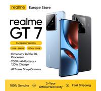 Realme - Smartphone GT7 - 12 Go RAM / 512 Go - 5G - Charge ultra-rapide 120W - Noir