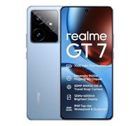 realme GT 7 5G Téléphone Portable,Batterie 7000 mAh,Dimensity 9400 e,Caméra 50MP +50 MP,120Hz 6.78" Écran,12GB+512GB Smartphone 5G,Dual SIM Android 15,NFC IP69,sans Adaptateur,Bleu