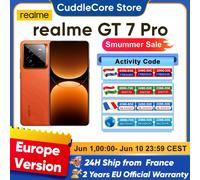 realme GT 7 Pro 5G Smartphone (version internationale) Snapdragon 8 Elite, batterie de 6 500 mAh, écran OLED de 6,78 pouces à 120 Hz, appareil photo de 50 Mpx, NFC, Google 12 + 512 Go Galaxy Gray