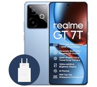 realme GT 7T 5G Smartphone,12+512GB,Batterie 7000 mAh,120W Charge,Processeur Dimensity 8400-MAX, Appareil Photo IMX896 50MP,AI Planner,Écran e-Sport Pro 6000 nits 120Hz, IP69, Bleu,Exclusivité Amazon