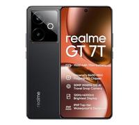 realme GT 7T 5G Téléphone Portable,Batterie 7000 mAh,Dimensity 8400-MAX,Caméra 50 MP+32 MP,120Hz 6.78" Écran,12GB+512GB Smartphone 5G,Dual SIM Android 15,NFC IP69,sans Adaptateur,Noir
