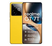 realme GT 7T Smartphone 12+512 GB, Processeur Dimensity 8400-MAX, Batterie Titan de 7000mAh, Charge Ultra à 120W, Refroidissement Ultime sur 360°, Écran e-Sport Pro à 6 000 nits, IP69, Yellow