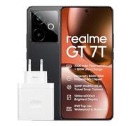 realme GT 7T Smartphone 12+512 GB, Processeur Dimensity 8400-MAX, Batterie Titan de 7000mAh, Charge Ultra à 120W, Refroidissement Ultime sur 360°, Écran e-Sport Pro à 6 000 nits, IP69, Black
