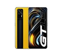 realme GT Smartphone Debloqué, Qualcomm Snapdragon 888 5G, Plein écran super AMOLED de 120Hz, Charge SuperDart de 65W, Appareil photo triple de 64MP, Dual Sim, NFC, 8+128GB, Racing Yellow