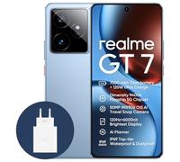 realme GT7 5G Smartphone,12+256GB,Batterie 7000 mAh,120W Charge,Processeur Dimensity 9400e, Appareil Photo IMX906 50MP,AI Planner,Écran e-Sport Pro 6000 nits 120Hz, IP69, Bleu,Exclusivité Amazon