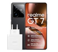 realme GT7 Smartphone 12+512 GB, Processeur Dimensity 9400e, Batterie Titan de 7000mAh, Charge Ultra à 120W, Écran e-Sport Pro à 6 000 nits 8T LTPO Commandes tactiles 2600Hz, IP69, Black