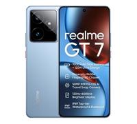 realme GT7 Smartphone 12+512 GB, Processeur Dimensity 9400e, Batterie Titan de 7000mAh, Charge Ultra à 120W, Écran e-Sport Pro à 6 000 nits 8T LTPO Commandes tactiles 2600Hz, IP69, Blue