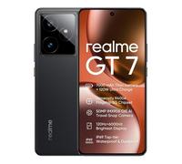 realme GT7 smartphone 12+512 GB, Processeur Dimensity 9400e, Batterie Titan de 7000mAh, Charge ultra à 120W, IP69, Black