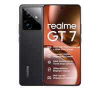 realme GT7 smartphone 12+512 GB, Processeur Dimensity 9400e, Batterie Titan de 7000mAh, Charge ultra à 120W, IP69, Black