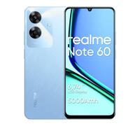 realme Note 60 Smartphone 6+128GB,Affichage 6.74in,Mode 90Hz Eye Comfort,Batterie 5000mAh, processeur UNISOC T612,caméra 32MP Ultra HD,Prise en Charge de la Carte Micro-SD,Blue