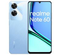 realme Note 60 Smartphone Android, 4G téléphone Portable Double SIM, 90 Hz écran LCD 6,74", 4 Go RAM 128 Go ROM, Batterie de 5000 mAh, 32 MP Appareil Photo Clair, Bleu, sans Adaptateur