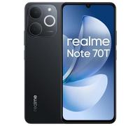 Smartphone realme Note 70T 4GB/128GB 6.74" Batería 6000mAh IA WiFi 5 Android 15 Negro