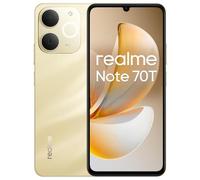 REALME NOTE 70T 256GB ÉCRAN 6.74" ANDROID 4GB RAM BEACH GOLD UE