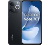 Realme Smartphone Note 70T 4GB/128GB 6,74" Batterie 6000mAh IA Wi‑Fi 5 Android 15 Noir