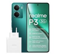 realme P3 5G Smartphone 8+256 GB, Processeur Snapdragon® 6 Gen 4 5G, Batterie Titan de 5260mAh, Charge Rapide de 45W, AMOLED da 120Hz, 2000 nits Luminosité maximale, IP69, Green