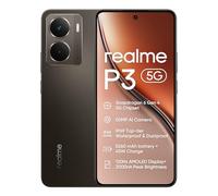 realme P3 5G Smartphone 8+256GB, 6.67 inch écran, Comet Grey, 120Hz Display, 5260mAh Batterie, 50MP caméra AI, Snapdragon 6 Gen 4 chipset, IP69
