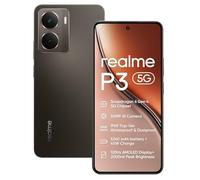 realme P3 5G Smartphone 8+256GB,Snapdragon 6 Gen 4,Batterie 5000mAh,Appareil Photo AI 50MP,Affichage AMOLED Esports 120Hz,NFC,Dual Sim,IP69,Gris
