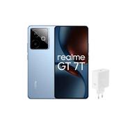 Realme Pack smartphone GT7T 6,8 pouces 5G Double nano-SIM 512 Go Bleu avec chargeur 120 W