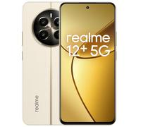 Realme Smartphone 12+ 5G 8+256 go NFC, Chipset Tiangui 7050 5G, Sony LYT- 600 OIS, écran AMOLED 120 Hz, écran Tactile Intelligent Résistant à la Pluie, Supervooc 67 W, Dual Sim, Beige(Sans Adaptateur)