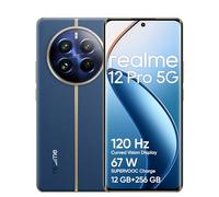 realme Smartphone 12 Pro 5G 12 + 256GB, Appareil Photo Portrait avec téléobjectif, Sony IMX882 OIS, Chipset Snapdragon® 6 Gen 1 5G, Écran à Vision incurvée de 120 Hz, Submarine Blue