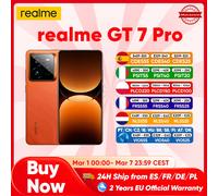 realme GT 7 Pro 5G Smartphone 12+256GB, Chipset Snapdragon® 8 Elite, Appareil Photo instantané Ultra Net avec IA, Écran RealWorld Eco², Batterie Titan de 6 500 mAh, Orange, Exclusivité Amazon