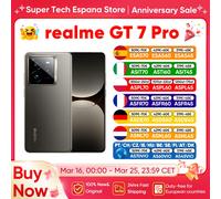 Realme GT 7 Pro 5G Smartphone 6,78 pouces AMOLED 12 Go 256 Go Snapdragon 8 Elite Mars Orange Version UE