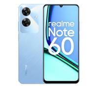 realme Smartphone Note 60 4G 6+128GB, Protection ArmorShell™, Appareil Photo de 32 MP Super Net, Fluidité à 48 Mois, IP64 résistance à l’Eau & à la poussière, Batterie puissante de 5000 mAh, Bleu