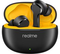 Realme T110 Bluetooth Punk Écouteurs noirs avec microphone ettactile