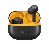 realme T200 Lite Cuffie True Wireless, Jusqu’à 48 Heures d’écoute, Écouteur amplificateur de Basses Dynamique de 12,4 mm, Réduction du Bruit par IA Lors des appels Via Quatre Microphones, Black